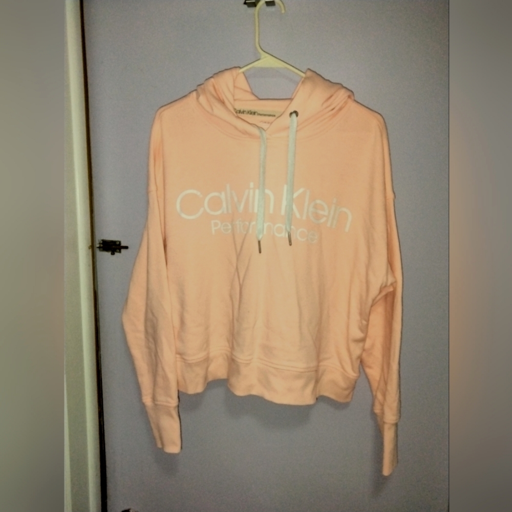 Calvin Klein crop top hoodie